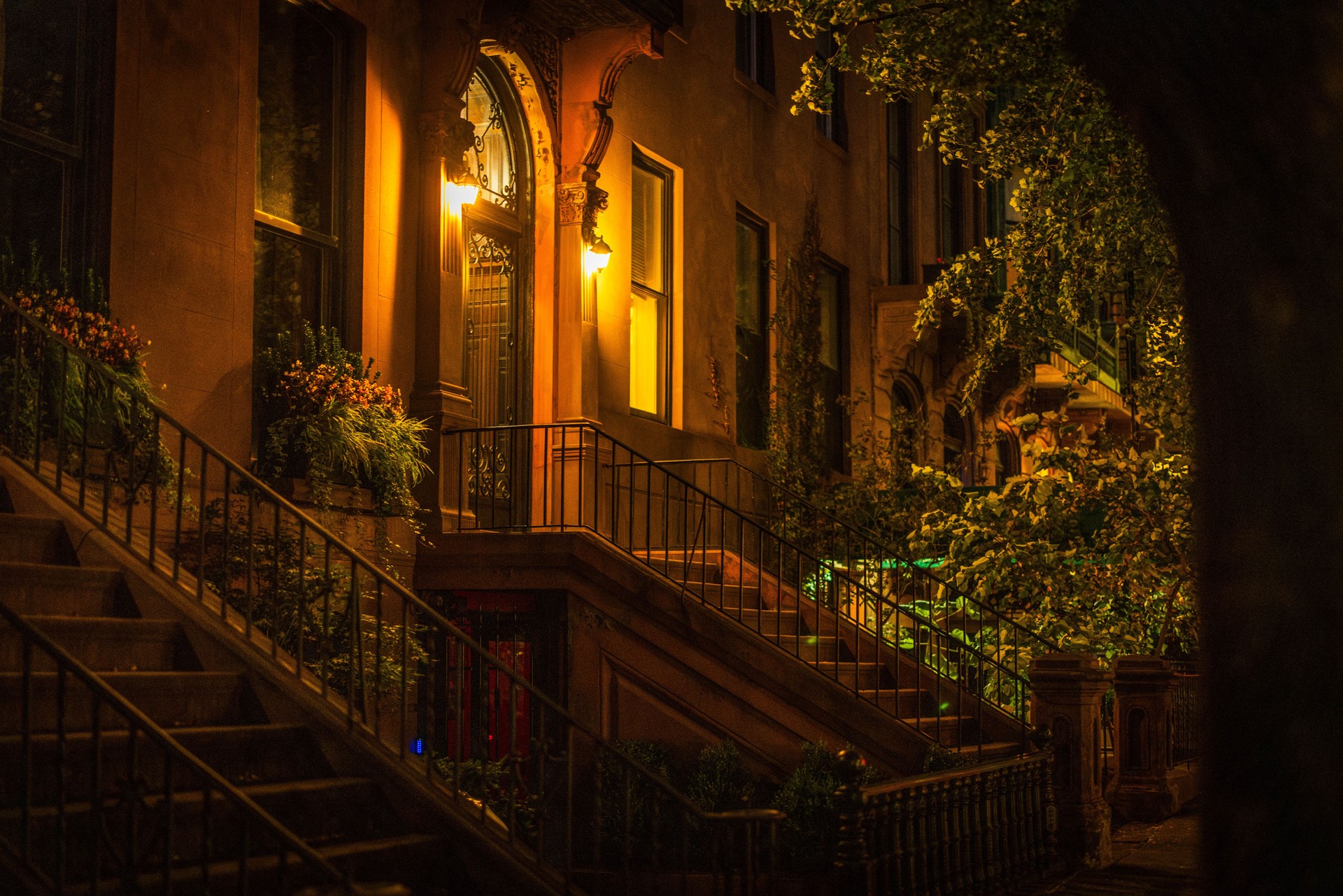 Ornate Brooklyn Brownstones